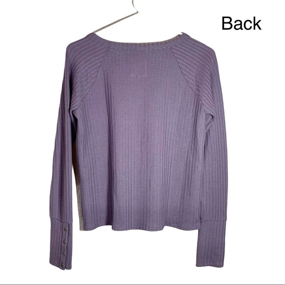 Chaser Thermal Button Cuff Waffle Knit Shirt Size Small - Picture 7 of 17